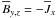 Mathematical equation: \hbox{$\meanB_{y,z} = - \meanJ_x$}