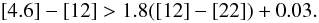 Mathematical equation: \begin{equation} [4.6]-[12] > 1.8([12]-[22]) + 0.03. \label{eq.cut3} \end{equation}
