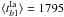 Mathematical equation: \hbox{$\langle t_{b1}^{\rm Ia}\rangle=1795$}