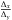 Mathematical equation: \hbox{$\frac{\Delta_x}{\Delta_y}$}