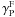 Mathematical equation: \hbox{$\gamma_{\rm P}^{\rm F}$}