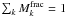 Mathematical equation: \hbox{$\sum_k M^{\mathrm {frac}}_k = 1$}