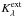 Mathematical equation: \hbox{$K^{\rm ext}_{\lambda}$}