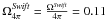 Mathematical equation: \hbox{$\mathrm{\Omega^{\it Swift}_{4\pi} = \frac{\Omega^{\it Swift}}{4\pi} = 0.11}$}
