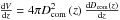 Mathematical equation: \hbox{$\frac{\mathrm{d}V}{\mathrm{d}z}=4\pi D_{\mathrm{com}}^{2}\left(z\right)\frac{\mathrm{d}D_{\mathrm{com}}\left(z\right)}{\mathrm{d}z}$}