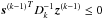 Mathematical equation: \hbox{$ {\vec{s}^{(k-1)}}^T D_k^{-1} \vec{z}^{(k-1)} \le 0$}