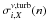 \hbox{$\sigma^{\nu,\rm turb}_{i,X}(n)$}