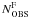 \hbox{${\it N}_{\rm OBS}^{\rm F}$}