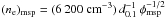 \hbox{$(M_{\rm H^+})_{\rm msp} = (12~M_\odot) \, d_{0.1} \, \phi_{\rm msp}^{1/2}$}