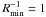 \hbox{$\Rmin=1$}