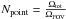 \hbox{$N_{\rm point} = \frac{\Omega_{\rm tot}}{\Omega_{\rm FOV}}$}