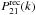 \hbox{$ P_{21}^{\rm rec}(k)$}