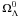 \hbox{$\Omega_{\Lambda}^0$}