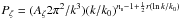 \hbox{$P_{\zeta}=(A_{\zeta}2\pi^2/k^3)(k/k_0)^{\nS -1+\frac{1}{2} r (\ln k/k_0)}$}