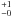 \hbox{$^{+1}_{-0}$}