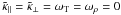 \hbox{$\tilde{\kappa}_\parallel = \tilde{\kappa}_\perp = \omega_{\rm T} = \omega_\rho = 0$}