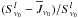 \hbox{$(S^l_{\nu_0}-\overline{J}_{\nu_0})/S^l_{\nu_0}$}