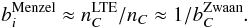 \begin{equation} b_i^{\rm Menzel} \approx n_C^{\rm LTE}/n_C \approx 1/b_C^{\rm Zwaan}. \label{eq:neutralb} \end{equation}