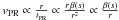 \hbox{$v_\mathrm{PR} \propto \frac{r}{t_\mathrm{PR}} \propto \frac{r\, \beta(s)}{r^2} \propto \frac{\beta(s)}{r}$}