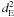 \hbox{$d^2_{\rm E}$}