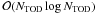 \hbox{${\cal O}(N_{\mathrm{TOD}}\log N_{\mathrm{TOD}})$}