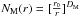 Mathematical equation: \hbox{$N_{\rm M}(r)= [\frac{r_0}{r}]^{D_{\rm M}}$}