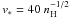 Mathematical equation: \hbox{$v_* = 40~n_{\rm H}^{-1/2}$}