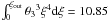 Mathematical equation: \hbox{$\int_0^{\xi_{\rm out}}{\theta_3}^3\xi^4 {\rm d}\xi=10.85$}