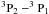 Mathematical equation: \hbox{$^3{\rm P}_2 - ^3{\rm P}_1$}