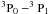 Mathematical equation: \hbox{$^3{\rm P}_0 - ^3{\rm P}_1$}