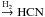 Mathematical equation: \hbox{$\stackrel{\mathrm{H}_2}{\rightarrow} \rm HCN$}