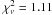 Mathematical equation: \hbox{$\chi_\nu^2=1.11$}