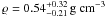 Mathematical equation: \hbox{$\varrho=0.54_{-0.21}^{+0.32}\,\mbox{g cm}^{-3}$}