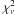 Mathematical equation: \hbox{$\chi^2_{\nu}$}