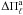 Mathematical equation: \hbox{$\Delta \Pi_{\ell}^{\rm a}$}