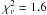 Mathematical equation: \hbox{$\chi^2_{\nu}=1.6$}