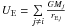 Mathematical equation: \hbox{$U_\mathrm{E} = \sum\limits_{j \neq i} \frac{GM_j}{r_{\mathrm{E}j}} $}