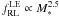 Mathematical equation: \hbox{$f^{\rm LE}_{\rm RL} \propto M^{2.5}_*$}