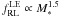 Mathematical equation: \hbox{$f^{\rm LE}_{\rm RL} \propto M^{1.5}_*$}