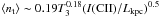 Mathematical equation: \hbox{$\langle n_{\rm t} \rangle \sim 0.19 T_3^{0.18}(I({\rm CII})/L_{\rm kpc})^{0.5}$}