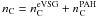 Mathematical equation: \hbox{$n_{\rm C}=n_{\rm C}^{\rm eVSG} + n_{\rm C}^{\rm PAH}$}