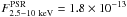Mathematical equation: \hbox{$F_{2.5-10~\mathrm{keV}}^{\mathrm{PSR}} = 1.8\times 10^{-13}$}