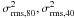 Mathematical equation: \hbox{$\sigma^2_{\rm rms,80}, \sigma^2_{\rm rms,40}$}