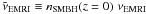 Mathematical equation: \hbox{$\tilde{\nu}_{\rm EMRI}\equiv n_{\rm SMBH}(z=0)\,\,\nu_{\rm EMRI}$}