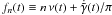 Mathematical equation: \hbox{$f_n(t)\equiv{}n\,{}\nu{}(t)+\dot{\tilde{\gamma{}}}(t)/\pi{}$}