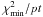 Mathematical equation: \hbox{$\chi^2_{\rm min}/pt$}