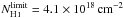 Mathematical equation: \hbox{$N^{\rm limit}_\ion{H}{i}=4.1\times10^{18}\,{\rm cm}^{-2}$}