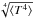 Mathematical equation: \hbox{$\sqrt[4]{\langle{T^4}\rangle}$}
