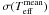 Mathematical equation: \hbox{$\sigma(T^{\rm mean}_{\rm eff})$}