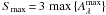 Mathematical equation: \hbox{$S_{\rm max}{\,=\,}3\,\max\,\{A^{\rm max}_{\lambda}\}$}